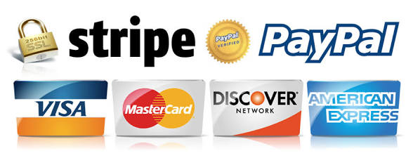 stripe and paypal logo